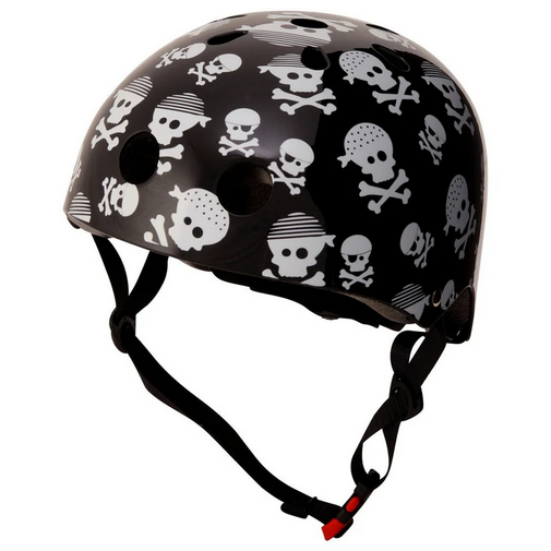 kiddimoto Fahrradhelm - Skullz Pirat - S Gr.48-53cm